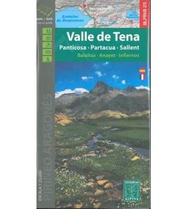 Mapa Valle de Tena - Panticosa, Partacua, Sallent||Mapas|9788480908665|LDR Sport - Libros de Ruta