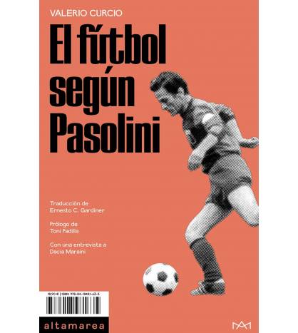 El fútbol según Pasolini Librería 978-84-18481-63-5 Valerio Curcio