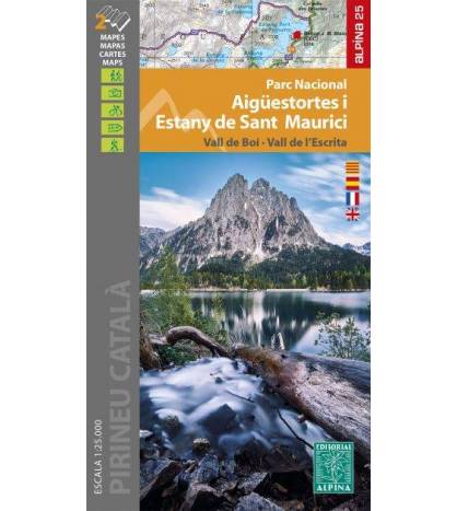 Nacional AIGÜESTORTES i ESTANY DE SANT MAURICI, carpeta 2 mapas 1:25.000 Librería 978-84-8090-955-6