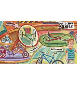 Bicicletas||Ilustraciones|9788418702549|LDR Sport - Libros de Ruta