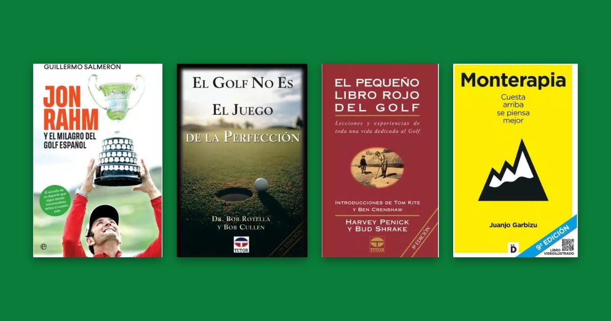Libros de golf: 4 lecturas con Rahm y la Ryder Cup 2027 en el horizonte