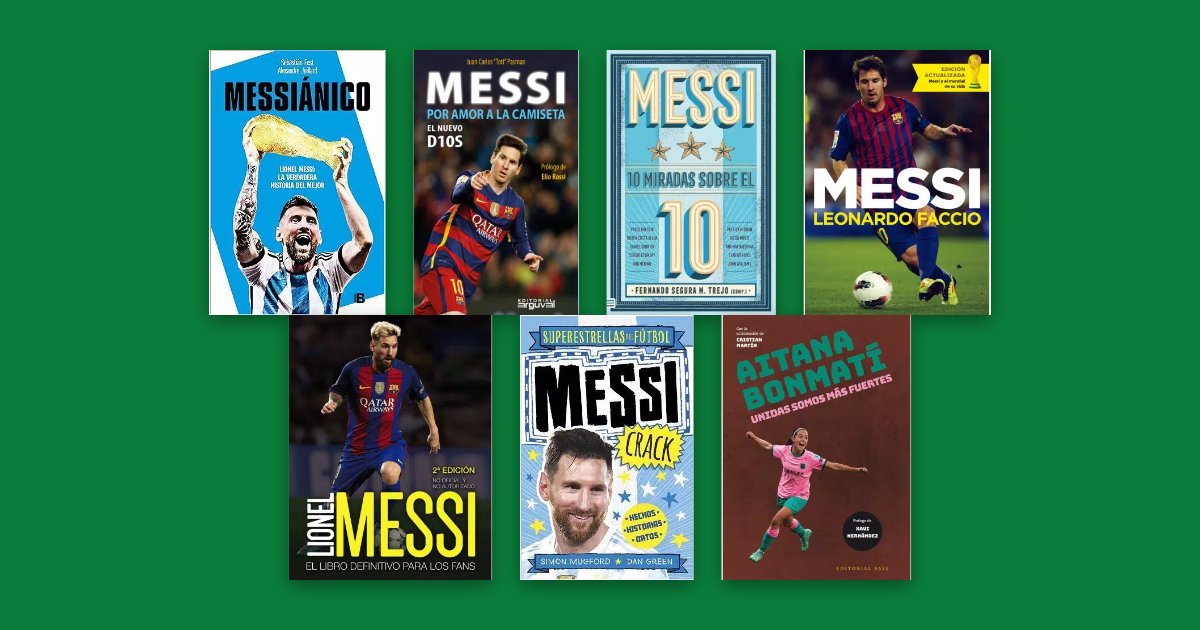 Messi y el Balón de Oro 2026: 7 libros para leer sobre él y el premio